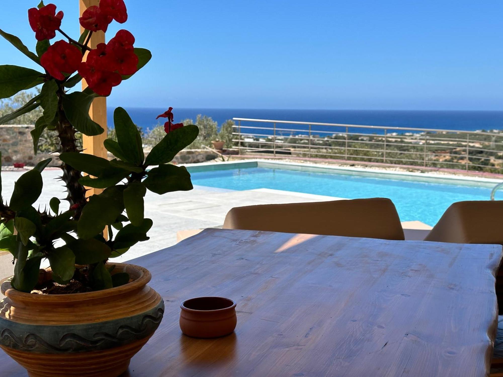 Mediterranean View Villa Makrýgialos 外观 照片