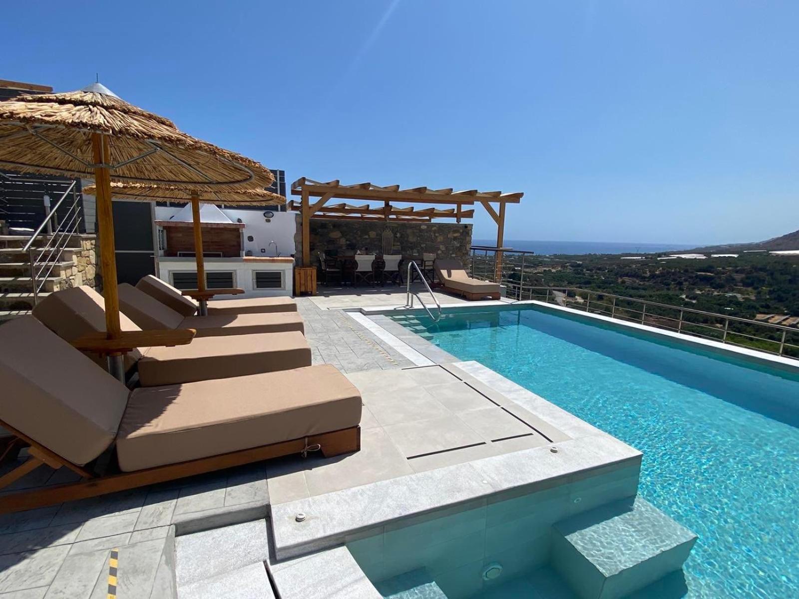 Mediterranean View Villa Makrýgialos 外观 照片