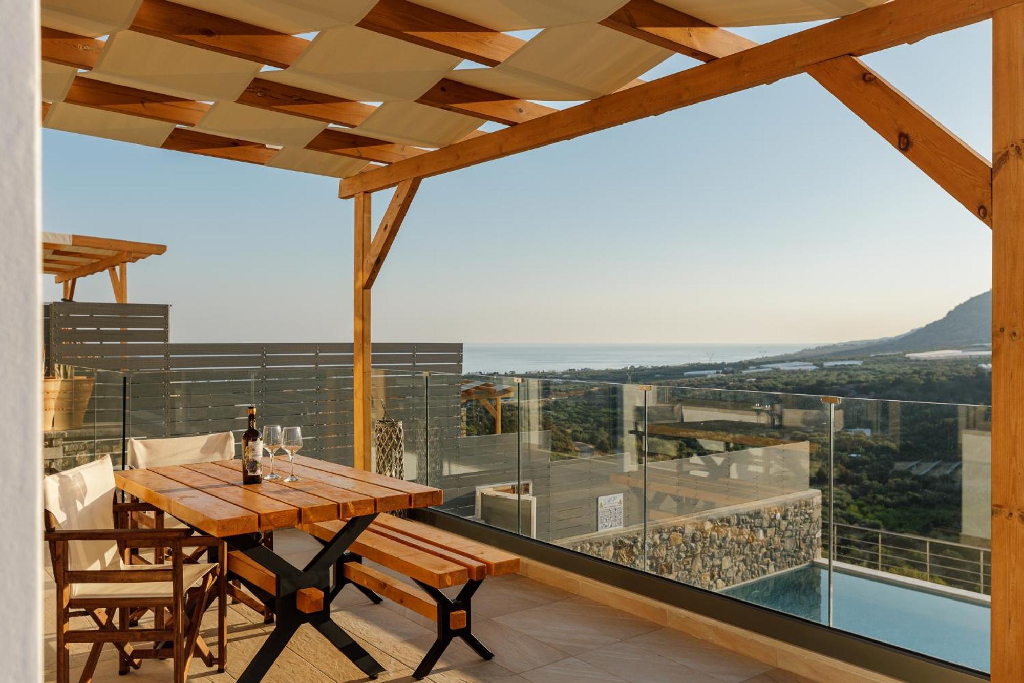 Mediterranean View Villa Makrýgialos 外观 照片