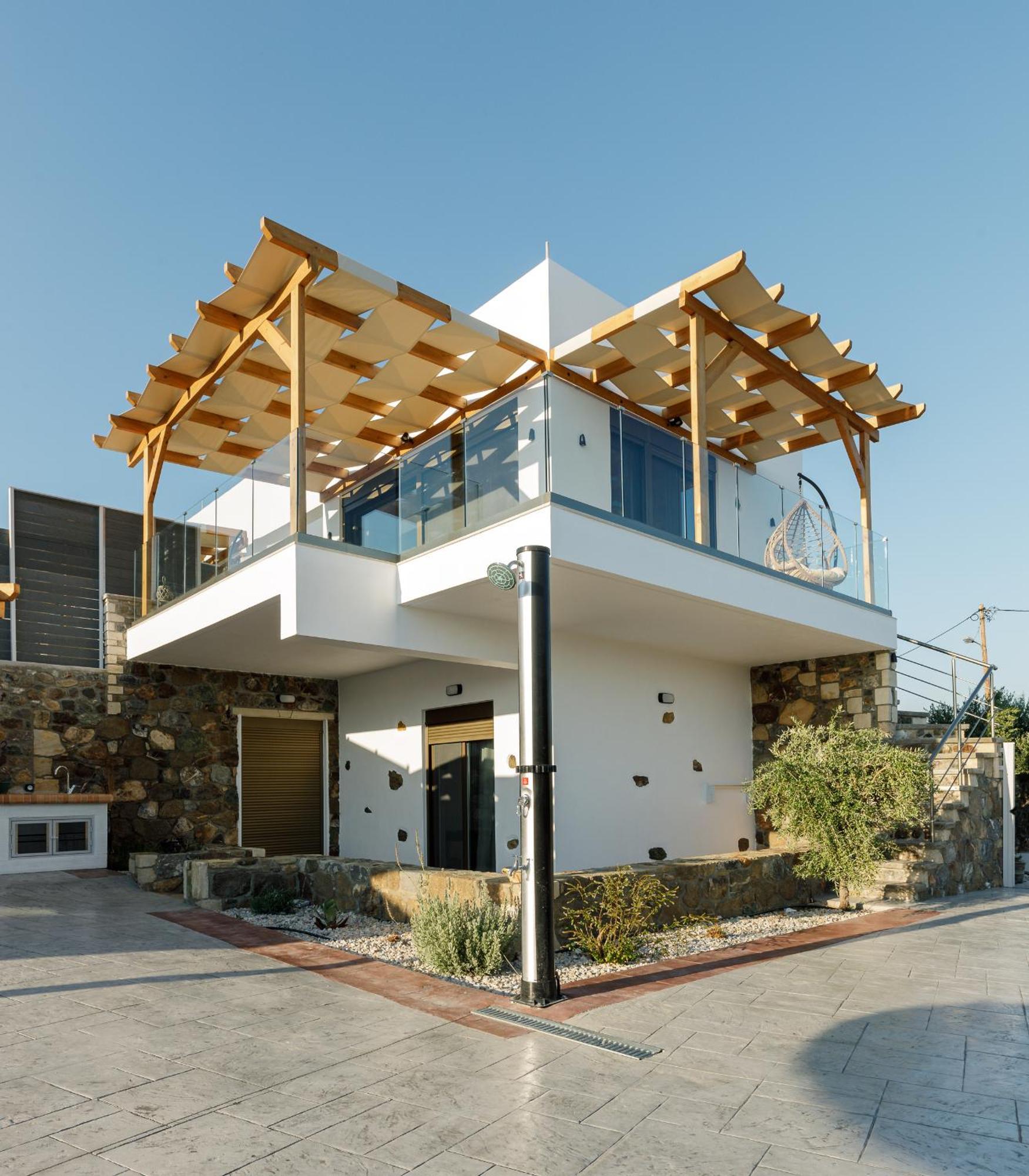 Mediterranean View Villa Makrýgialos 外观 照片