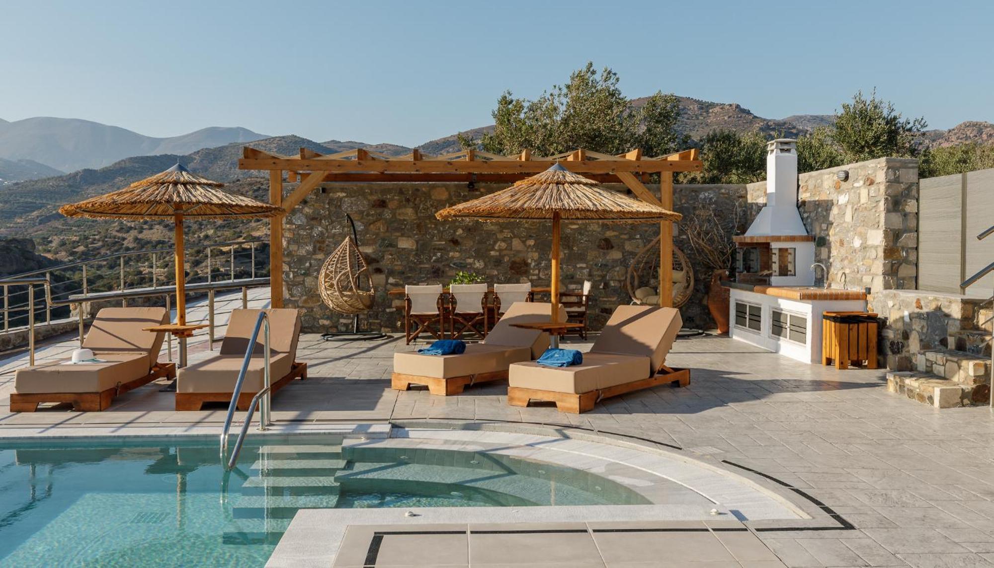 Mediterranean View Villa Makrýgialos 外观 照片